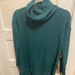 Dark teal longer sweater